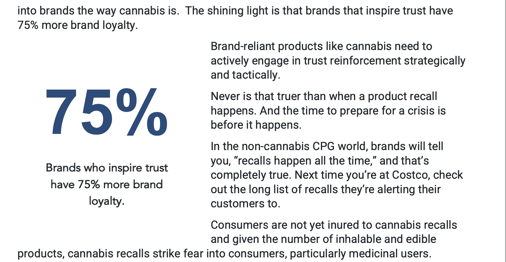 how to handle a cannabis recall