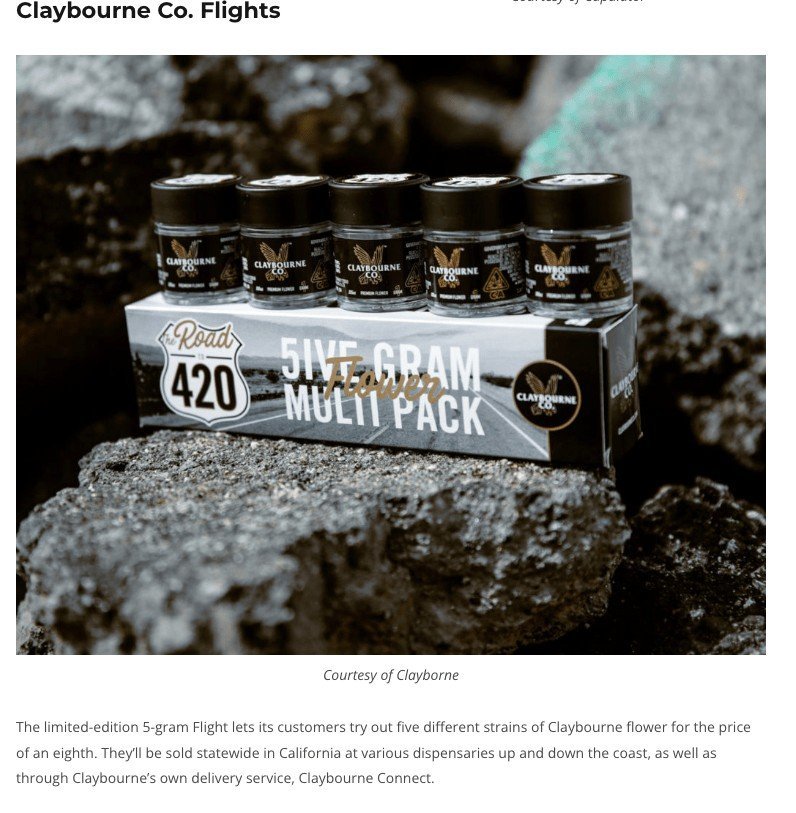 Claybourne 420 Product Drop LA Weekly