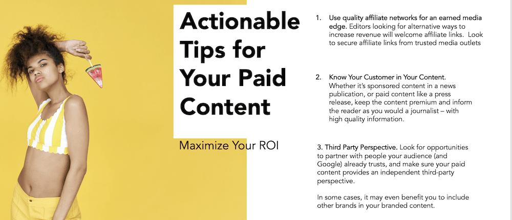Paid Content Tips for Consumer Brands