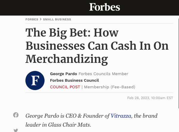How to get into Forbes as an entreprenuer