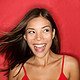 women smiling because she likes the trends in natural products PR