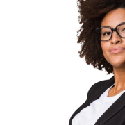 boutique-b2b-tech-PR-agency person, with glasses, blonde, short hair, tie, b2b tech pr agency executive