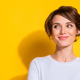 Photo of a young woman looking proud of herself for knowing PR Stratistics